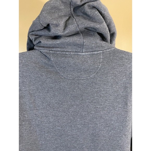 American Flag Baseball Theme Print Gray Pullover Hoodie Size M - Picture 8 of 15